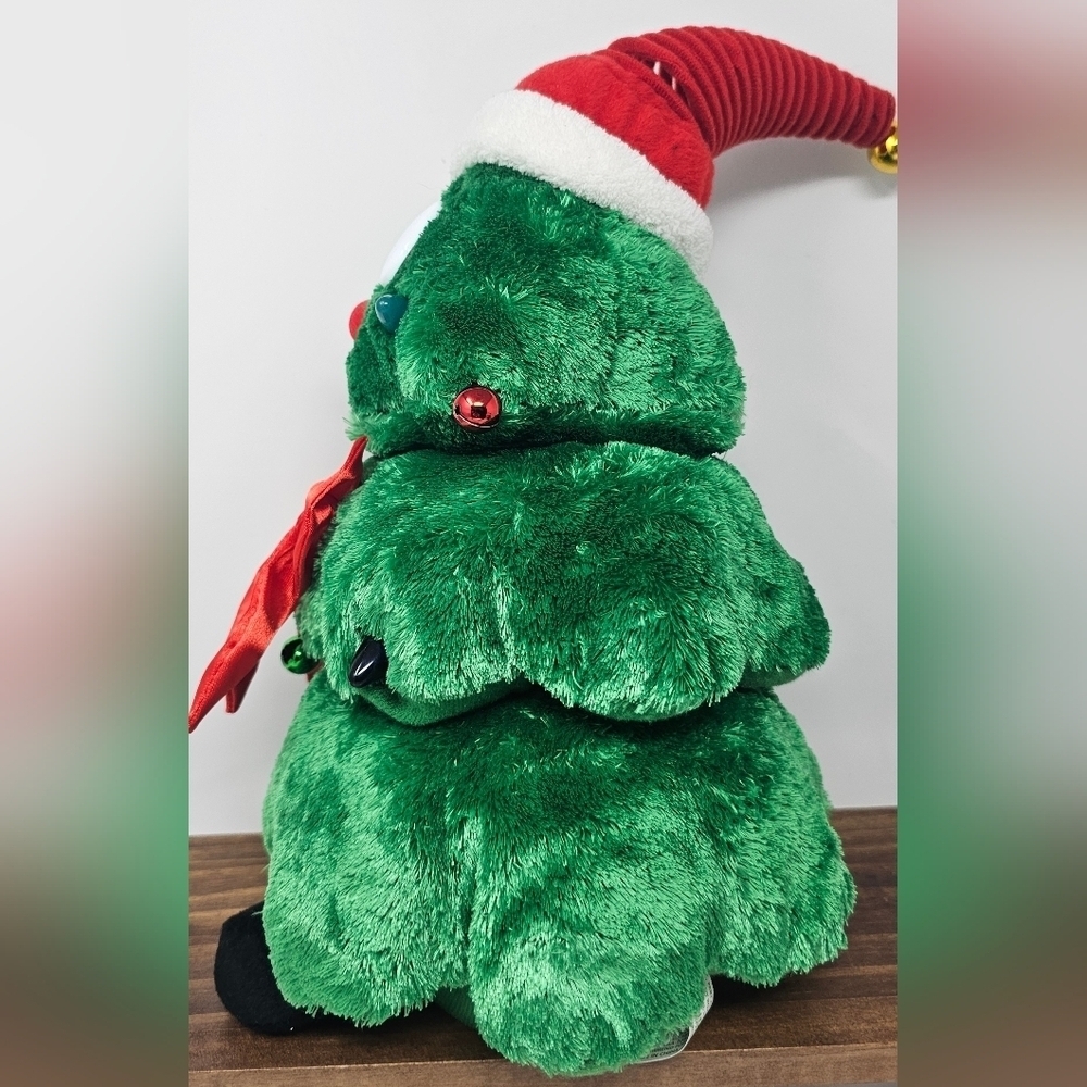 Sound & Light Animatronics Rockin Around The Christmas Tree Soft Plush 15" WORKS - Picture 4 of 15